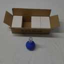 4 Pieces Glass Cupping Set Glass Silicone Cupping Cups Massage Vacuum Suction Cupping Cups for Body Face Leg Arm Back Shoulder Muscle and Joint Pain (Blue)