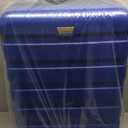 Coolife 3-Piece Lightweight Hardside Spinner Luggage Set with TSA Lock (20in24in28in, blue)
