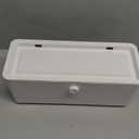 Power Strip Cover Box - Effectively Baby Proofs Power Strip with Patented Dual Lock. Convenient Side Openings for Cords & Cables. Protects Small Hands & Fingers