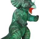 MXoSUM Inflatable Dinosaur Costume Blow up Triceratops Costumes for Adults Fancy Dino Onesies Party Halloween Cosplay Costume (Green, No Size)