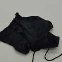 Daci Women Plus Size Two Piece Swimsuits - High Waisted Bikini Set Ruffle Tummy Control Bathing Suits with Bottom (X-Large, Solid Black)