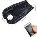 Pyhodi Inflatable Shampoo Basin, Portable Shampoo Bowl Hair Washing Basin for Bedridden Disabled Injured, Hair Wash Tub Tray with Inflator Pump for Dreadlocks and at Home Sink Washing