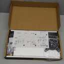 Single LCD Computer Monitor Free-Standing Desk Stand Mount Riser for 13 inch to 32 inch screen with Swivel, Height Adjustable, Rotation, Vesa Base Stand Holds One (1) Screen up to 77Lbs(HT05B-001)) (Black)