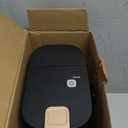 Single Serve One Cup Coffee Maker, for K Cups and Grounds, Mini Coffee Maker with Portable Handle, 6 to 12 Oz Brew Size, for Travel, Camping, Office, RV and Dorm, 120V, Black and Gold