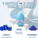 Automatic Toilet Bowl Cleaner Tablets, Long-Lasting Toilet Bowl Cleaner, Bathroom Toilet Tank Cleaner (4 Bottles)