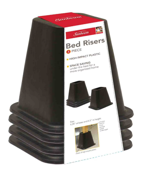 Sunbeam Bed Riser Set (Set Of 4)