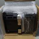 45L Black Silver Adopting Aluminum Motorcycle Top Case Tail Box Motorcycle Trunk (Black)
