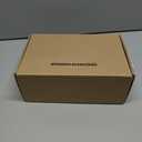 Amazon Essentials Women's Flatform Thong Sandals (8, White Faux Leather)