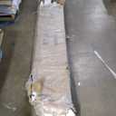 BARNSMITH 48in x 96in Glass Barn Door with 8FT Nickle Sliding Door Hardware Included, 5-Panel Frosted Glass Sliding Barn Door, Solid Wood Covered with Water-Proof PVC Surface, Easy Assembly, Black