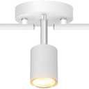 Track Lighting, LED Track Lighting Fixtures Ceiling, White Kitchen Lights for Bedroom, 30" Ceiling Spotlight Kit, 5 Light Wall Light with Rotatable Heads, Kitchen Decor(GU10 Socket, NO Bulb)