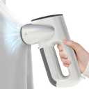 Vacuum Steamer for Clothes, GKJ Handheld Clothes Steamer, 2300Pa Suction Portable Travel Fabric and Garment Steamer, 2-in-1 Steamer & Iron, 118ml Water Tank (for 110-120V)