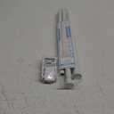 AIZESI 1PCS Spring Tension Curtain Rods 24 to 46 Inch White Tension Rod Spring Curtain Rod Short Curtains Rod 's Tension Adjustable Curtain Rods for Window, (With One Set Rod's Holder)