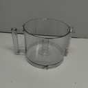 Top with 4 Locking Tabs DLC-005AGTXT1 Food Processor Work Bowl Replacement with Handle 14-Cup Compatible With Cuisinart DFP-14,Fits DFP-14NWBCT1 Work Bowl Cover (7.1x5.7 Inch)