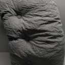 Headboard Pillow Twin, Triangle Pillows for Headboard, Head Board Backrest Wedge Pillow for Reading Sitting Working, Daybed Pillows with Removable Cover for Bed Dorm Sofa, Dark Grey