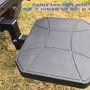 YS02 Height-Adjustable Hitch Step for Medium to Large Dogs|Compatible with 2" Hitch Receiver | Helps Dogs Get in & Out of Car Van SUV| | Size 20 x16inch.