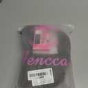 Fencca Brown Highlights Long Curly Wigs for Women Heat Resistant Synthetic Hair Brown Mixed Blonde Wave Curly Wig
