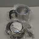 Milk Frother and Steamer [Upgraded], AMZCHEF All-in-1 Detachable Frother for Coffee 600W, Automatic Warm and Cold Foam Maker, Stainless Steel Jug, Dishwasher Safe, LED Display