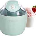 Tasty Mini Ice Cream Maker, Make Ice Cream, Sorbet, Frozen Yogurt, Gelato, Desserts, Quick Results, Single-Serve, Aqua (0.5 Quart)