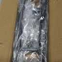 10 Inch Furniture Legs Black Coffee Table Feet, Mid-Century Metal Furniture Leg for Sofa Cabinet Ottoman, Set of 4 Side Mounted Style Home DIY Replacement Feet