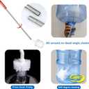 2-Pack Bucket Brush, Kettle Brush, Cleaning Extra Long Bottles, Gallon Jug Cleaner, Water Bottle Cleaner, Stainless SteelMulti-Scenario