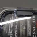 Rubbermaid Brilliance 16-Cup Airtight Food Storage Container with Lid Clear/Grey - optimal for pantry organization flour sugar and food storage