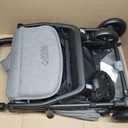 Lightweight Travel Stroller for Baby & Toddlers - Easy Fold & Compact Stroller with Canopy, Storage Basket, Multi-Position Recline & Convenient One-Hand Fold (Grey)