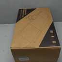 Klearlook Upgraded Adjustable Keyboard Tray for Above Desk & Under Desk Use - Ergonomic Sit-Stand Keyboard Riser with 360 Rotation, 24.4"10" Keyboard Stand with Wrist Rest & Storage Drawer - Black