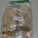 UBFEN Womens Slippers Arch Support 100% Genuine Suede Leather Comfortable Outdoor Indoor Slip On Mules (7.5, A Light Brown)