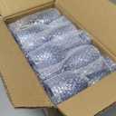 24pcs Blue Plastic Wine Glasses 13.5oz Reusable Acrylic Wedding Goblets Toasting Glassware Unbreakable Wine Cups with Long Stem Crystal Drinking Glasses Champagne Flutes for Bar Restaurants Party, Large
