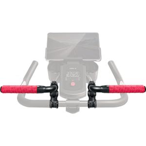 Handlebar Extender for Peloton Indoor Exercise Bikes, 1 Pair of Ultimate Handlebar Extension of Peloton Accessories (Bull-horn (with Red Tapes))