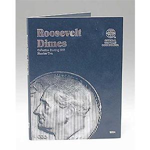 Roosevelt Dimes: 1965-2004 - Whitman Coin Folder (Official Whitman Coin Folder)