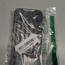 KANGHAR Compatible with iPhone 17 Pro Max Case 2025, Silicone Stripes Cute Pattern, Camera Protection Soft Slim Phone Cover for Girls Women -Black