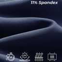 Boladeci Women's Golf Polo Shirts Short Sleeve UPF 50+ Sun Protection 4-Button Tennis Collared Shirts (Blue, XL)