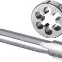 Burkit 3/4"-20 UNEF Tap and Die Set, 3/4 x 20 UNEF Machine Thread Tap and Round Die Right Hand