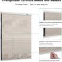 Changshade Cordless Cellular Shades, Blackout Honeycomb Shades for Windows, Pull Down Pleated Blinds, Easy to Install for Indoor Windows and French Doors,36" W x 72" H, Beige