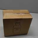 Simple Vase for Flowers Plants, Matte Vases for Modern Table Shelf Home Decor Wedding Boho Decor, 6" H Frosted Elegant Ceramic Vase for Pampas Grass Fluffy Stem Bouquet Lavender Flowers (Black, 2)