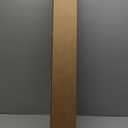 Plow & Hearth 32"x60" Half Round Fireproof Hearth Rug | 2 Layer Fiberglass Mat | Protect Hardwood/Carpet from Sparks & Embers Wood Stove (Charcoal)