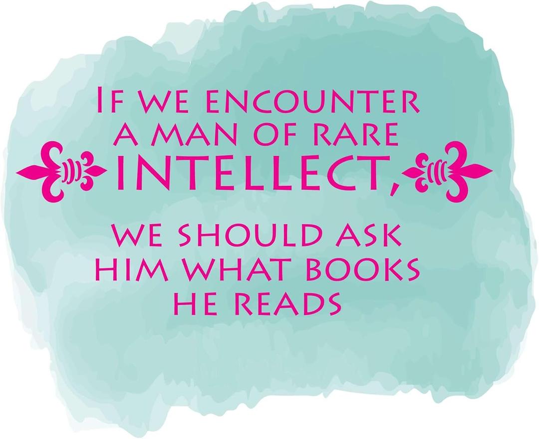 Family Ask Him What Book He Reads Adventurous Quote Wall Decal Decoration Books Quote Book Lovers Bookish Quotes Readers Lasts Years and Easily Removable - Size: 30 in(W) x 24 in(H)