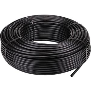 Raindrip 061050 5/8-Inch Drip Irrigation Supply Tubing, 500-Foot, Irrigation Drippers, Drip Emitters, Drip Irrigation Parts, and Drip Systems, made with Polyethylene, Black