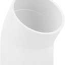 4" 45 Degree PVC Elbow Pipe Fitting Connector (Socket x Socket) Furniture Build Grade SCH40 4 Inch 45 Degree Elbow PVC Corner Adapter for Home Sewer Plumbing Water Line