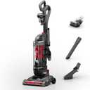 Hoover Rewind Pet Upright Bagless Vacuum Cleaner for Carpet and Hard Floors, Automatic Cord Rewind, Above Floor Cleaning Corded Vacuum Cleaners for Home Use, Gray