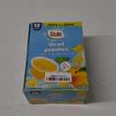 Dole Diced Peaches in 100% Juice - Dole Fruit Bowls Snacks - 4 oz Fruit Bowls - 12 Pack, Best By: 01/29/2026