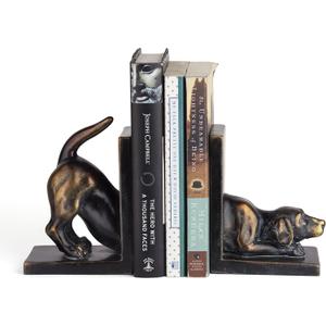 Danya B. DS782 Unique Decorative Animal Shelf Dcor - Labrador Dog Bookend Set