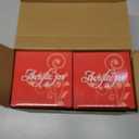 2 Pack 16 oz Small Acrylic Storage Apothecary Jar with Gold Airtight Lid | Bathroom Vanity Organizer Containers | Ideal Decorative Canisters for Shells, Bath Salt, Cotton Swabs, Cotton Ball