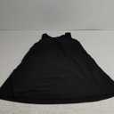 V FOR CITY Summer Dresses with Built in Bra Women Pockets Beach Sundress Casual Loose Sleeveless Racerback Tank Dress (Large, Black)