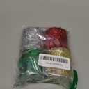 Tongcloud Metallic Tinsel Garland in Gold, Red, Green & Silver (19.6FTx0.7INCHES)