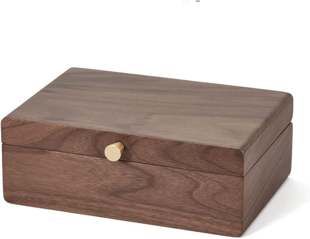 ULTRAWAVE Incense Holder for Sticks Jewelry Boxes Portable Vintage Jewelry Case for Women Wooden Jewelry Organizer Boxes Jewelry Storage Case for Necklaces Incense Burner(C)