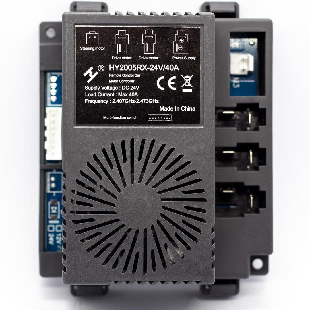 hy2005rx-2-24v,HY2005RX-24v/40a mainboard Receiver Kids Powered Ride on car, Controller Control Box Accessories for Children Electric Ride on car Replacement Parts