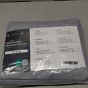 LuxClub 3 PC Twin XL Sheet Set, Deep Pockets Wrinkle Free Cooling Bed Sheets Hotel Bedding for Women, Men, Kids & Teens, Includes 1 Fitted Sheet, 1 Flat Sheet and 1 Pillowcase-Silky Soft Light Grey