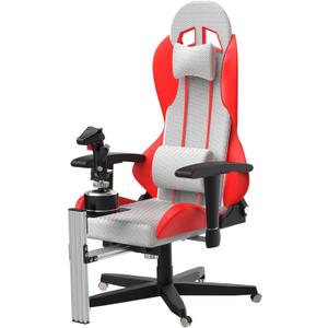 EG STARTS Flight Sim Chair Mounts Center Joystick Chair Mount Thrustmaster T-Flight Hotas 4 & Warthog Flight Stick & T16000M FCS & TCA Sidestick Airbus Edition & VKB Gunfighter pro MK 3 Stick